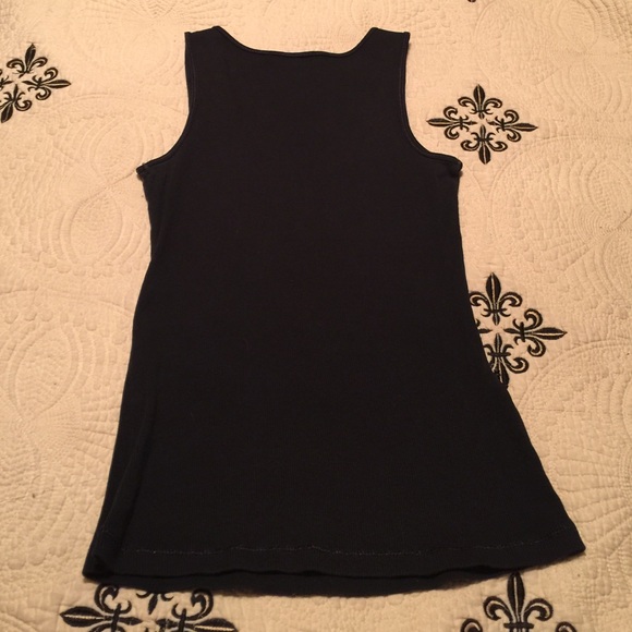 Express Black Tank Top Silver / Black Beads - Picture 3 of 4